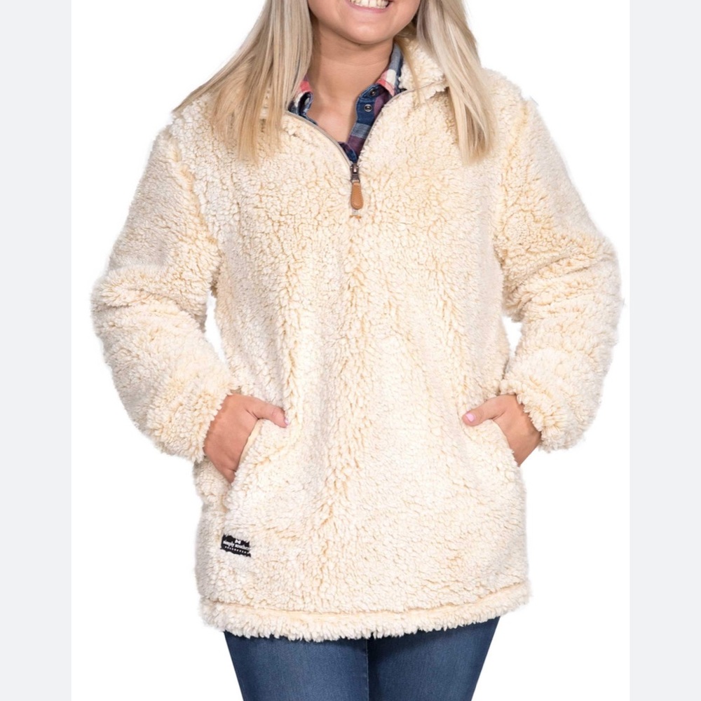 Simply Southern Sherpa quarter zip